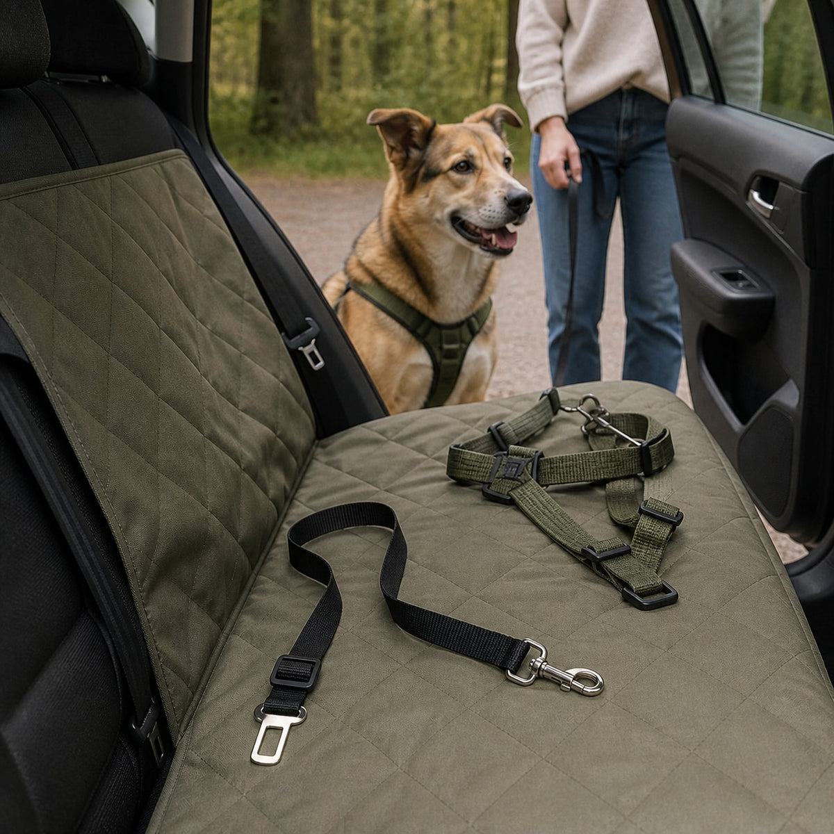 Define the space before the car starts moving.