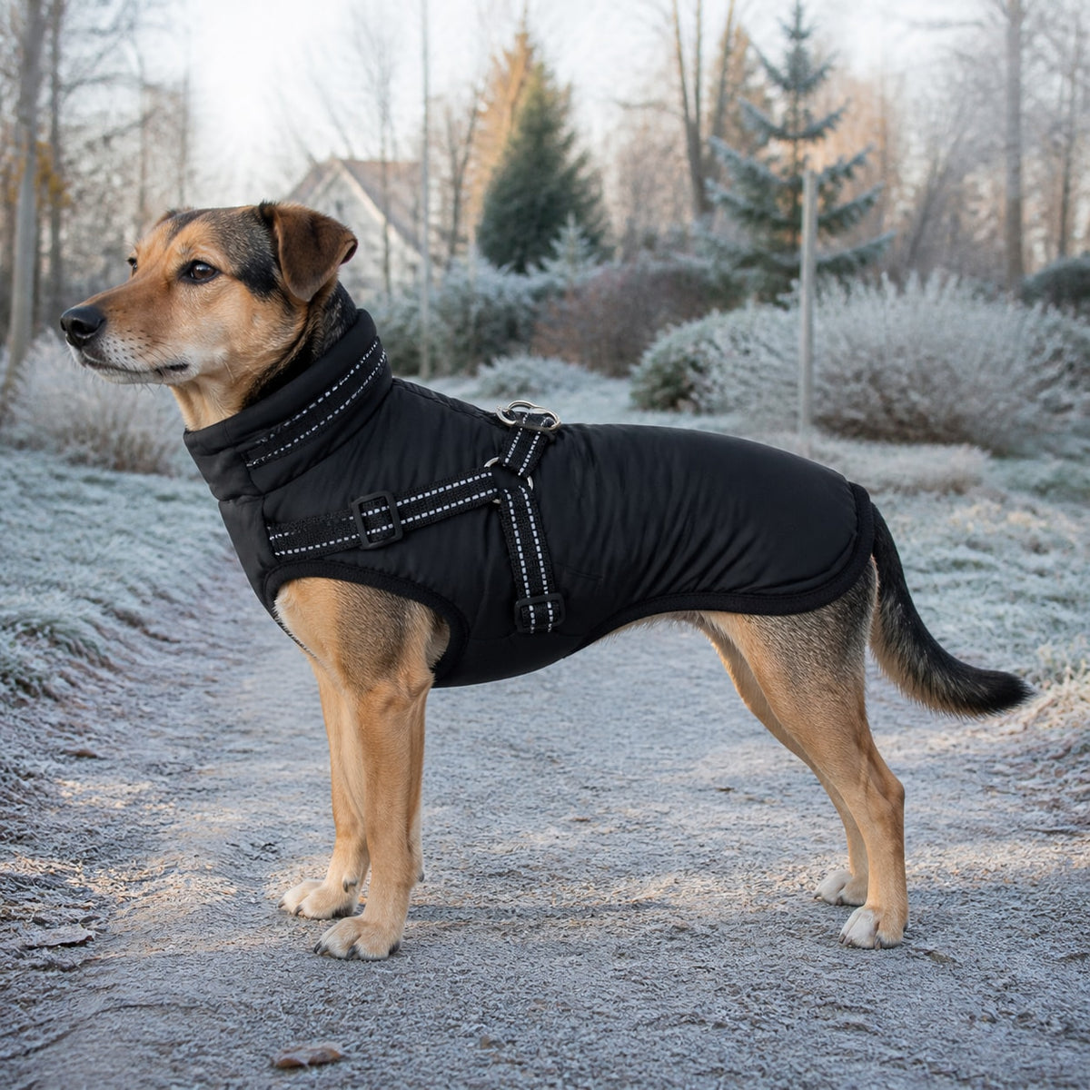 A covered body for colder outings