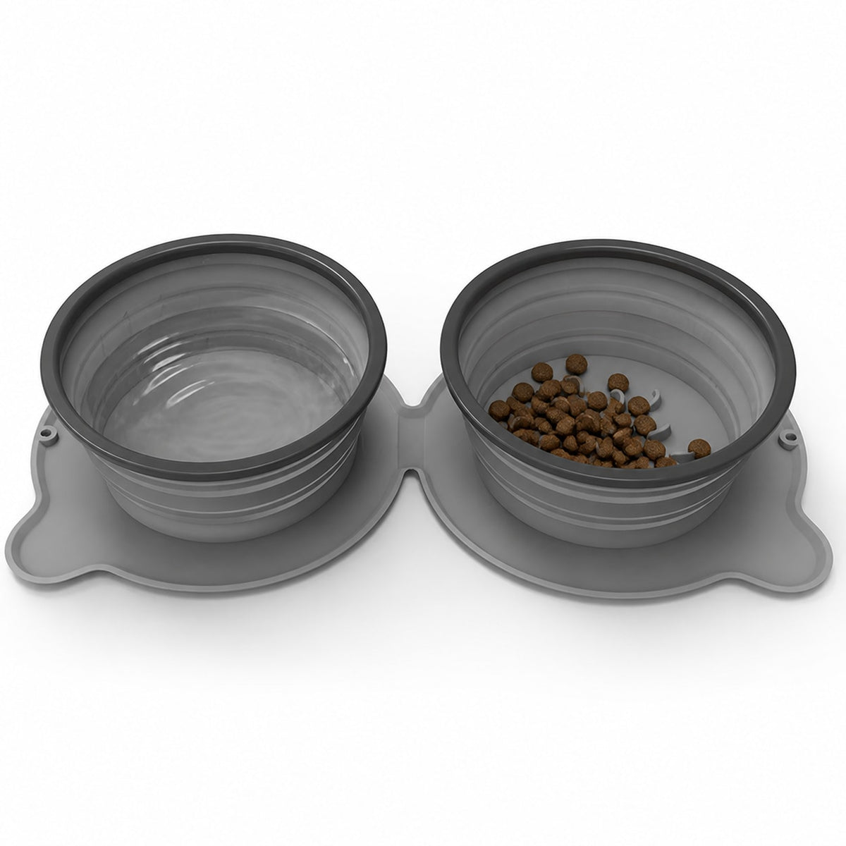 Separate bowls for food and water