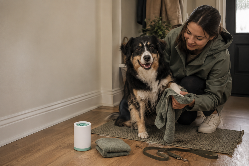 A Better Post-Walk Reset for Mud, Rain and Road Salt