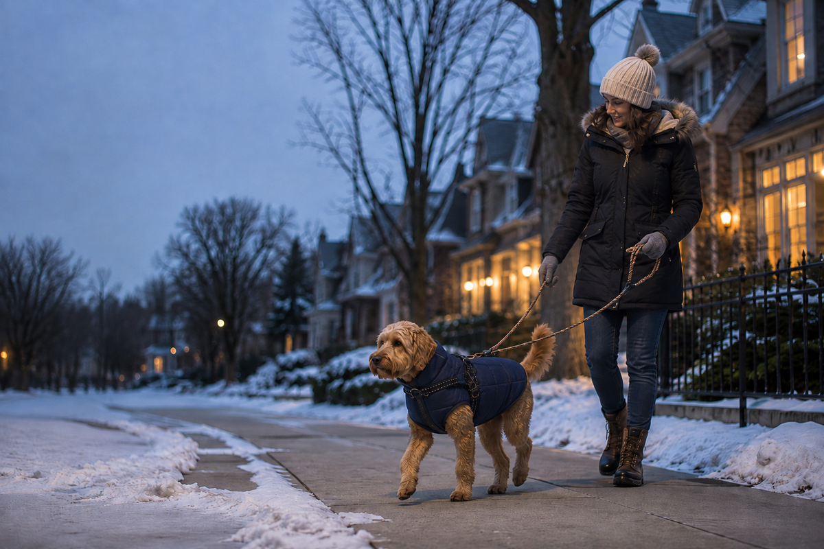 Winter Dog Walks in Canada: A Practical Cold-Weather Routine