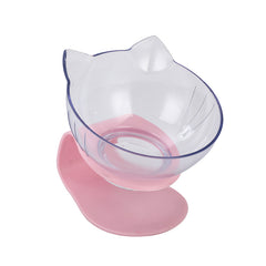 WhiskerEase Tilted Cat Bowl – lifestyle view