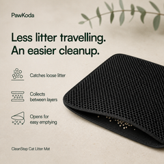 CleanStep Double-Layer Cat Litter Mat