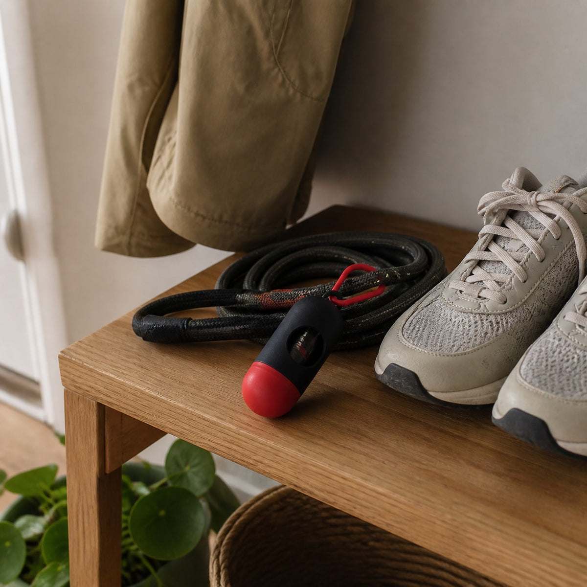 CleanWalk Waste Bag Dispenser ready for daily use at home