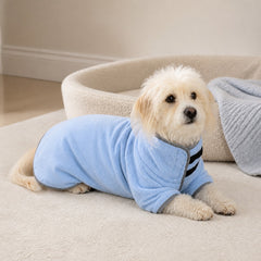 CloudDry Quick-Dry Dog Robe supporting an easier everyday routine