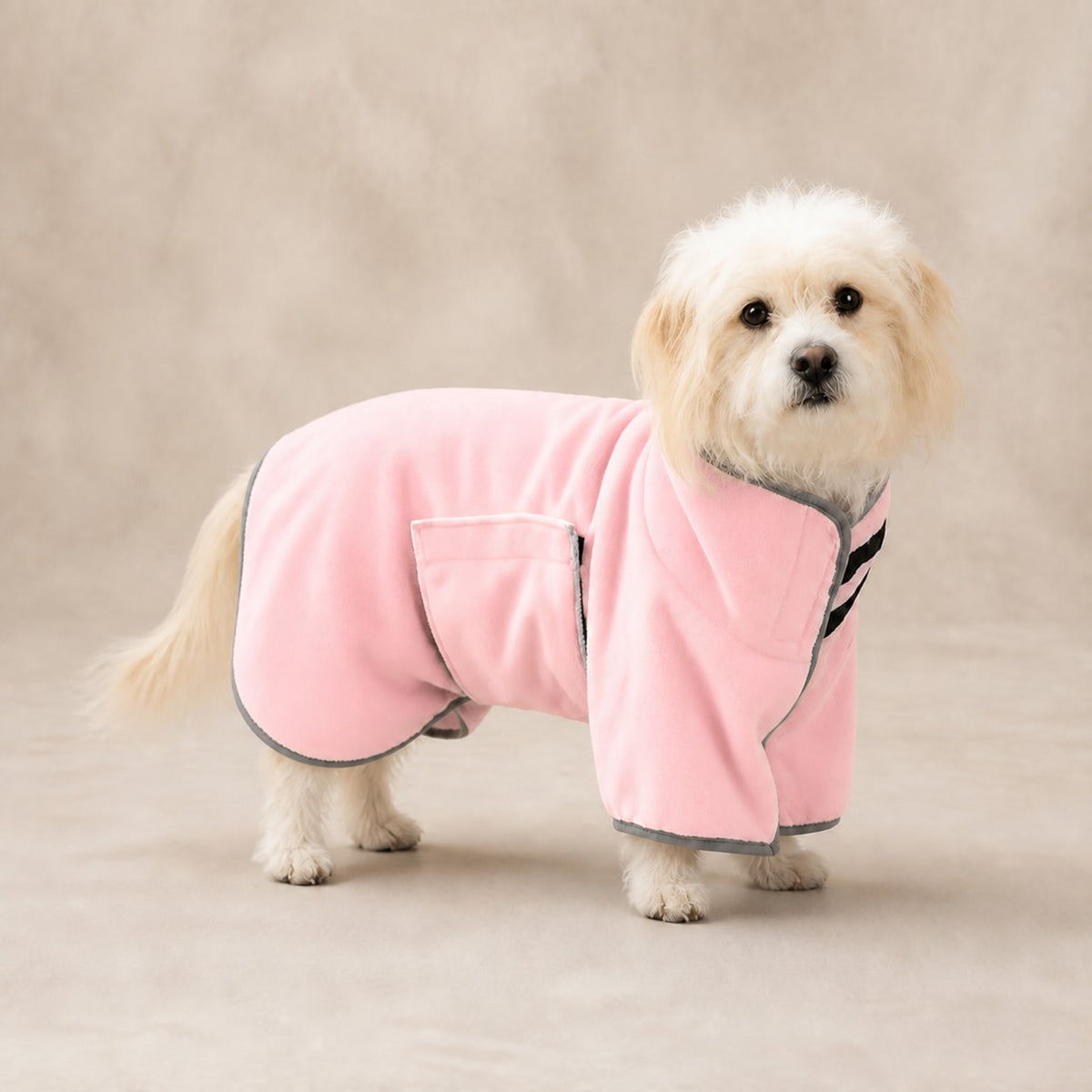 CloudDry Quick-Dry Dog Robe variant Pink