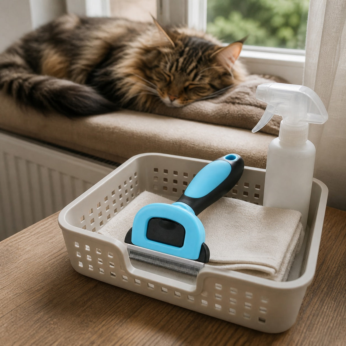 CoatClear Pet Grooming Comb ready for daily use at home