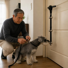 CueBell Dog Training Doorbell supporting an easier everyday routine
