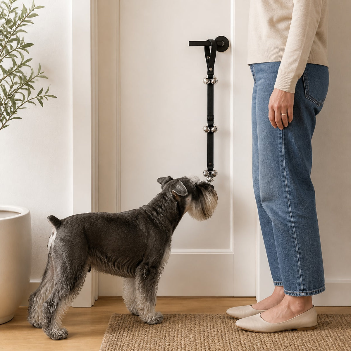 Set the height for your dog.