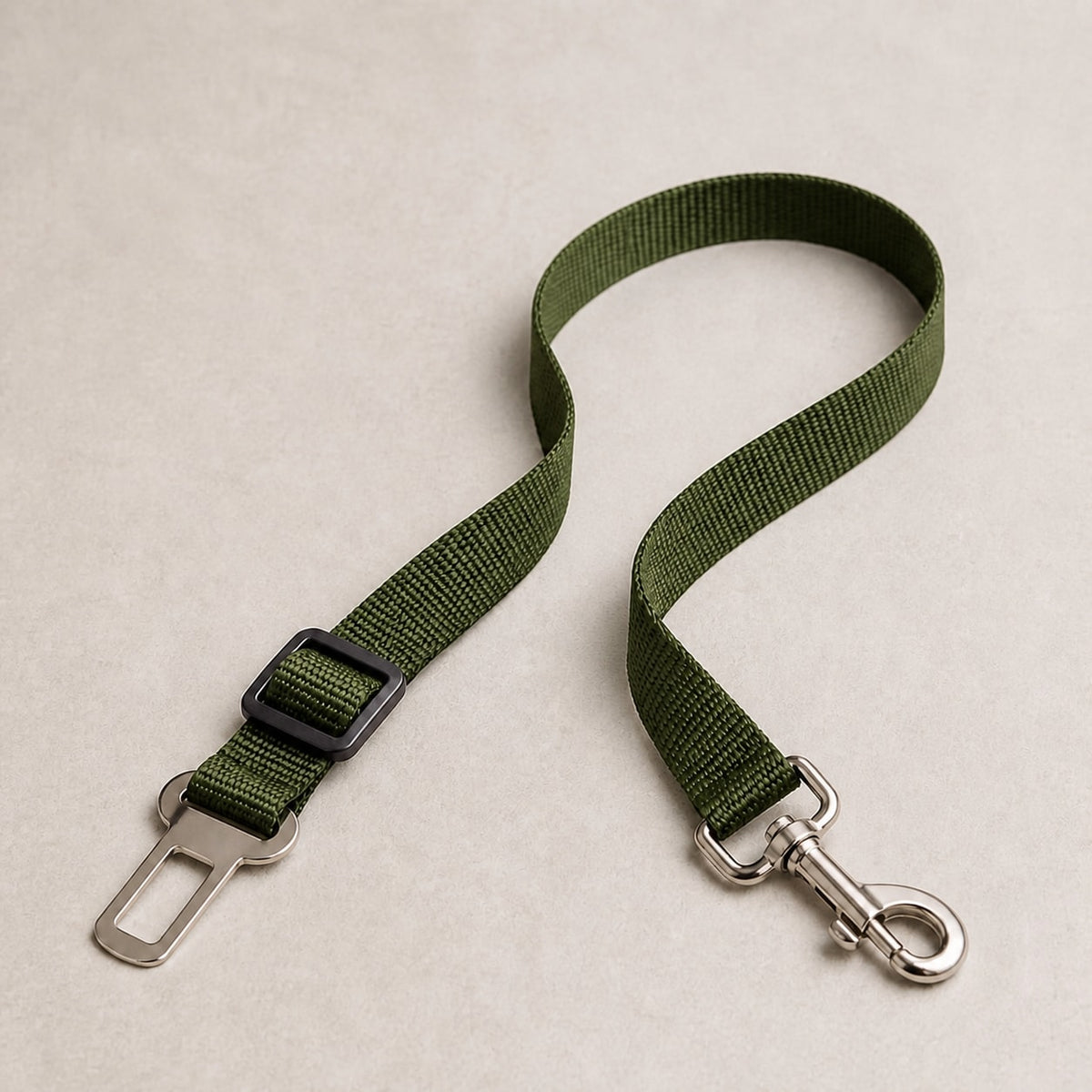 DriveSafe Adjustable Pet Seat Belt variant Army Green/ArmyGreen
