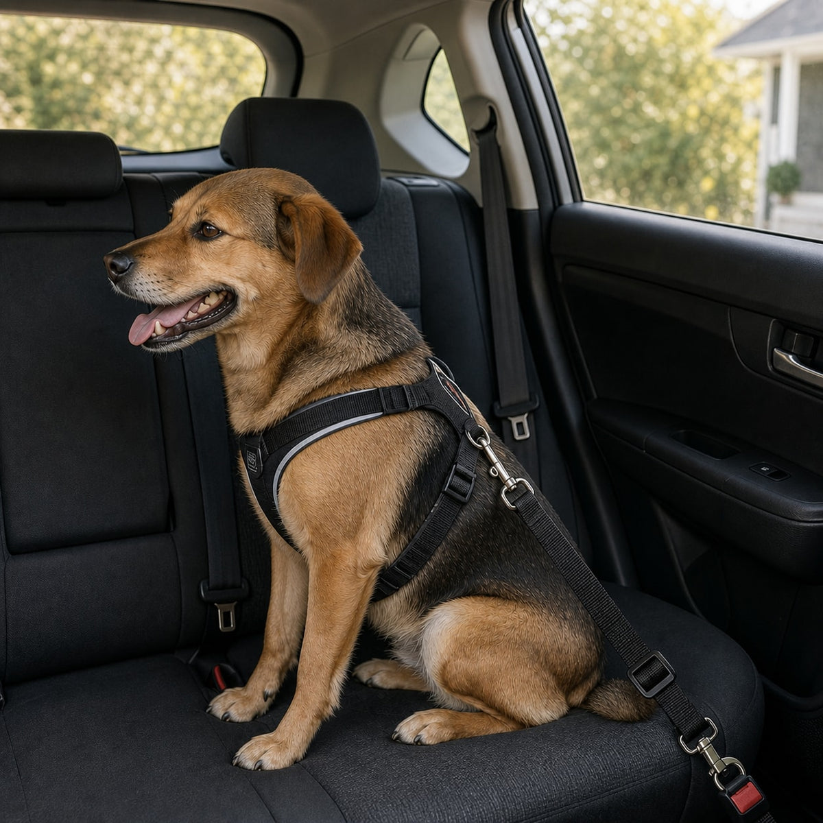 DriveSafe Adjustable Pet Seat Belt supporting an easier everyday routine