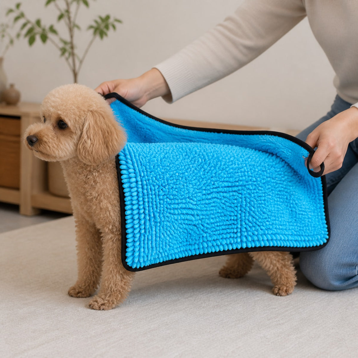 The wrap should rest, not restrict.