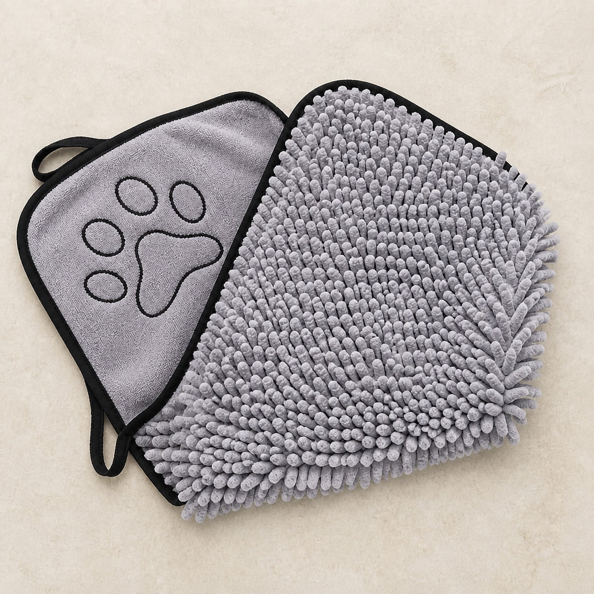 DryNest Super-Absorbent Pet Bathrobe variant Grey/Gray