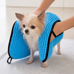 How to use the DryNest Super-Absorbent Pet Bathrobe
