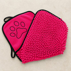 DryNest Super-Absorbent Pet Bathrobe variant Rose Red/RoseRed