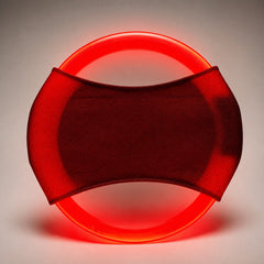 GlowFlight LED Dog Disc variant Red Light