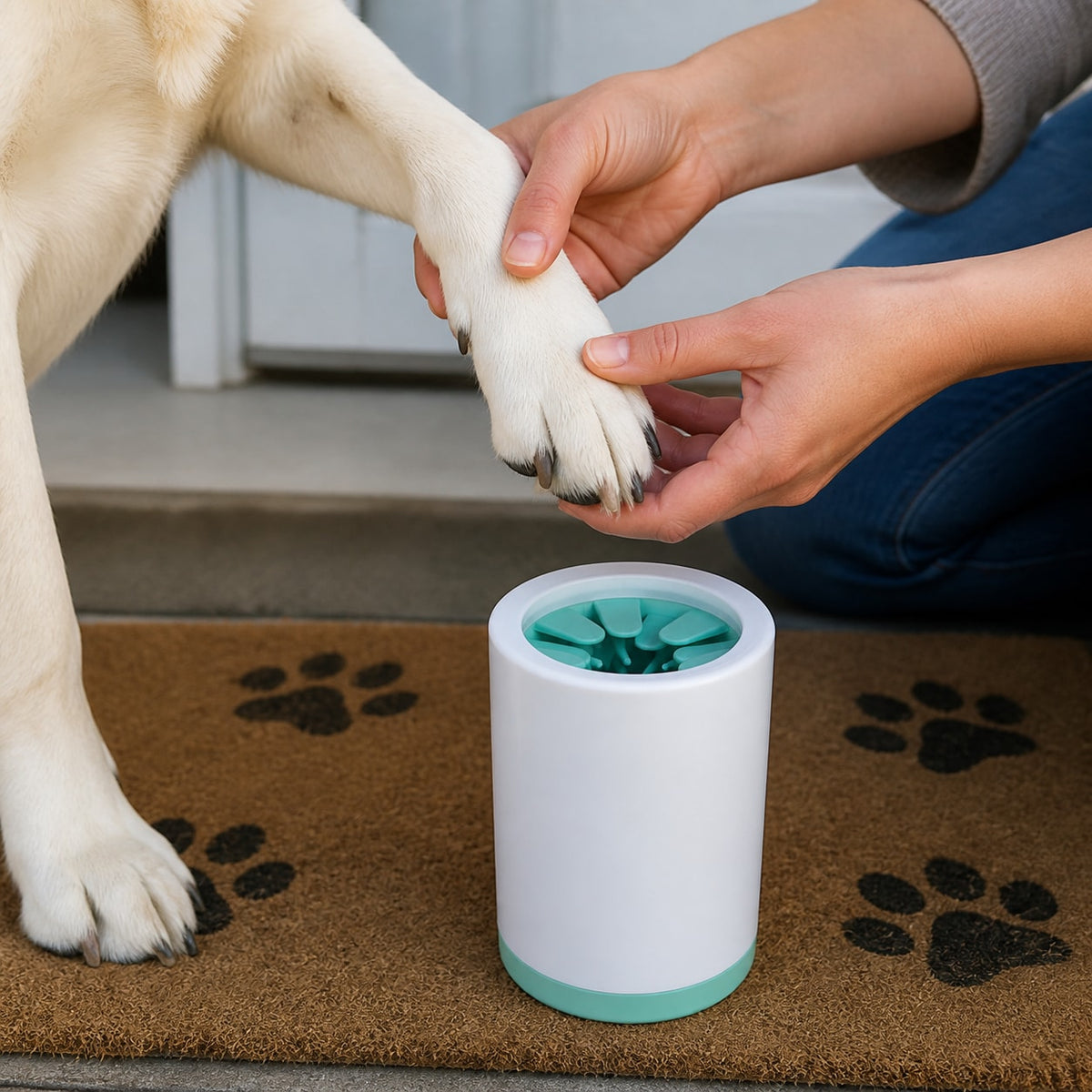 The paw should enter without force.