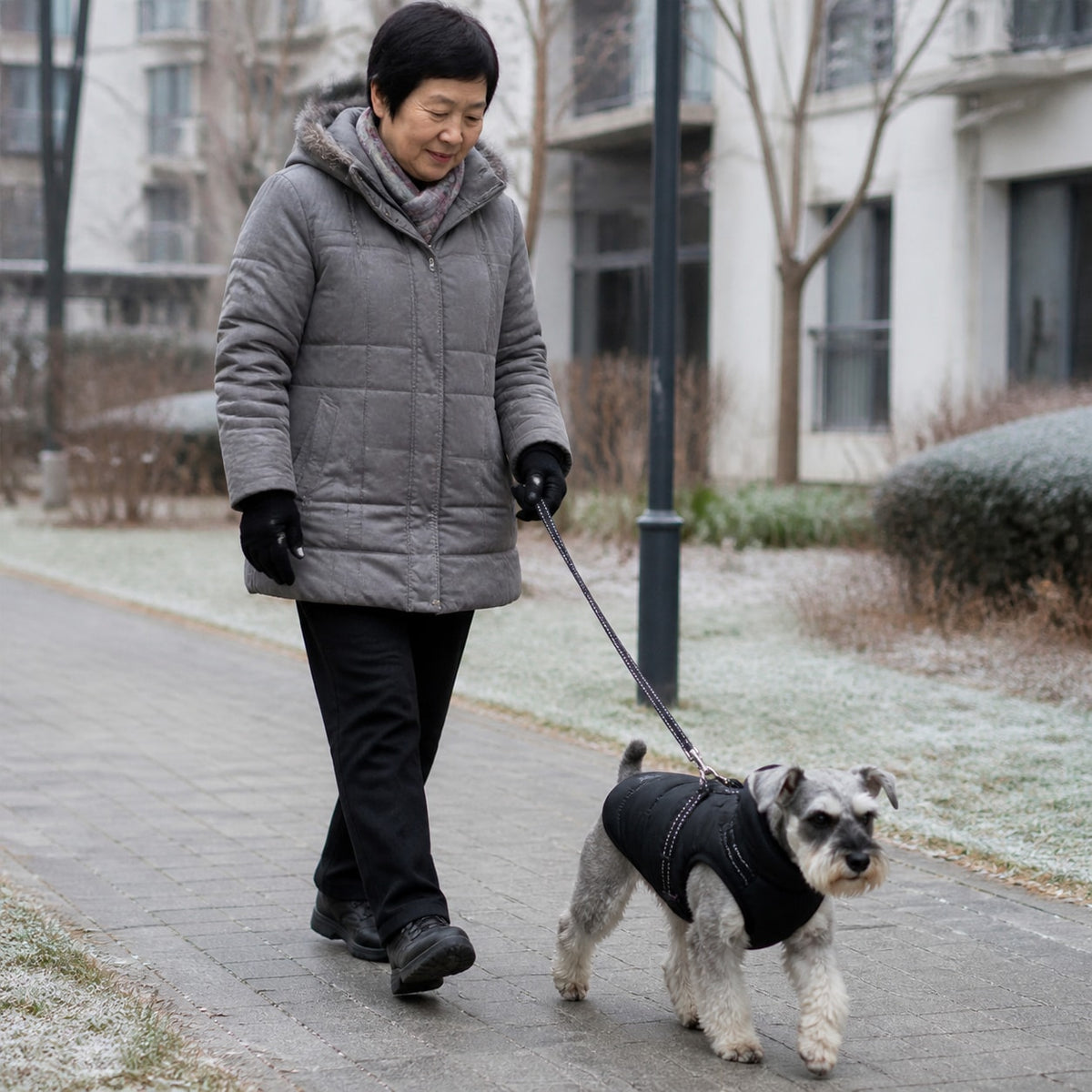 Warmth and the walking connection in one layer.