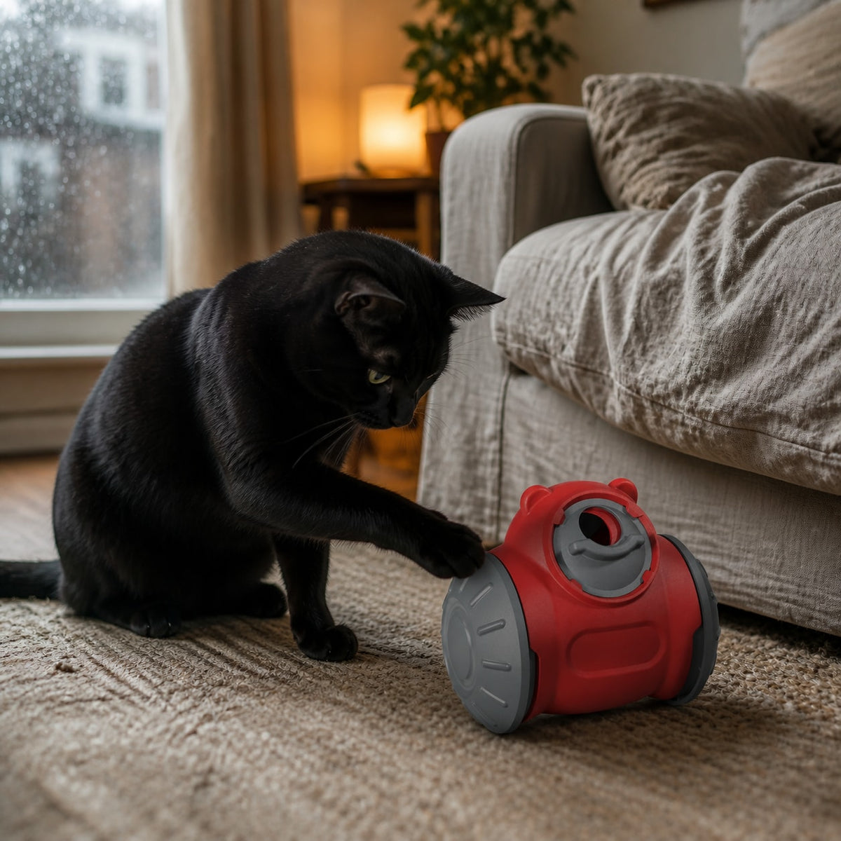 Choose treats that move freely.
