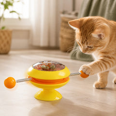How to use the PurrSpin Catnip Play Wheel
