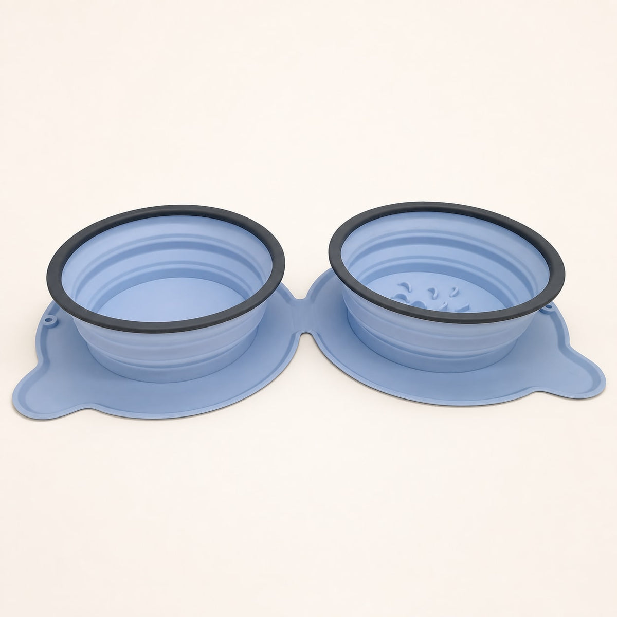 RoamReady Collapsible Double Bowl Set variant Sky Blue