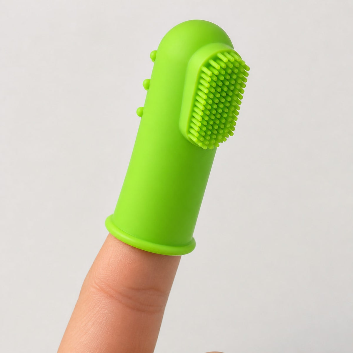 It should stay secure on your finger.
