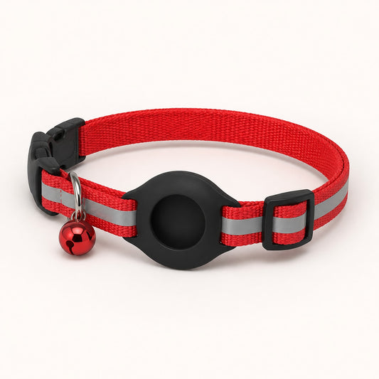 TrackSafe Reflective AirTag Pet Collar premium product view