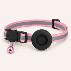 TrackSafe Reflective AirTag Pet Collar variant Pink