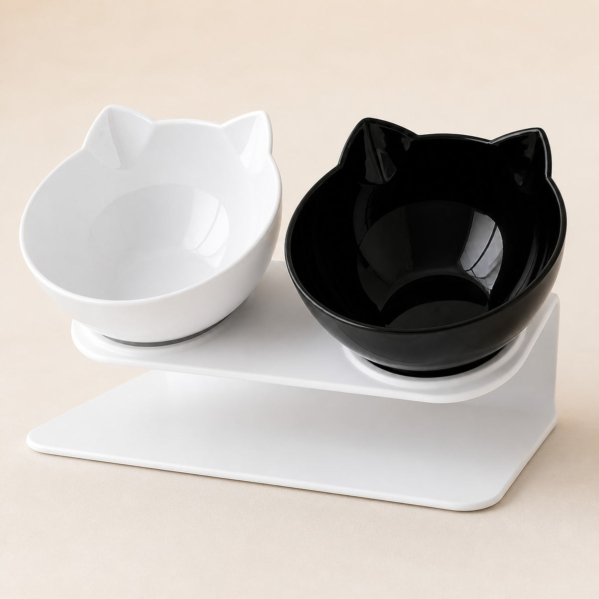 WhiskerEase Tilted Cat Bowl material and construction detail